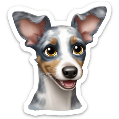 prague ratter blue merle sticker