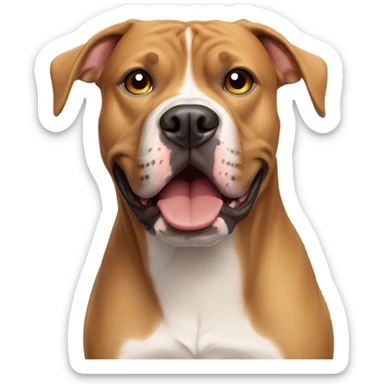 Pitbull mountain cur mix sticker