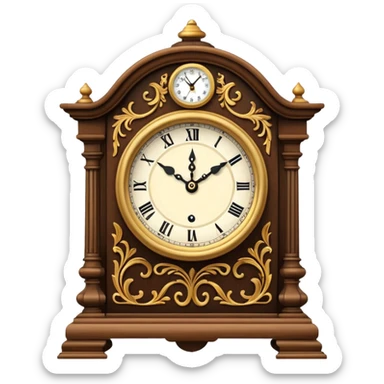 mantel clock sticker