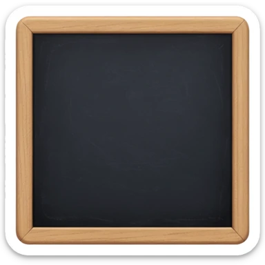 make a chalkboard sticker