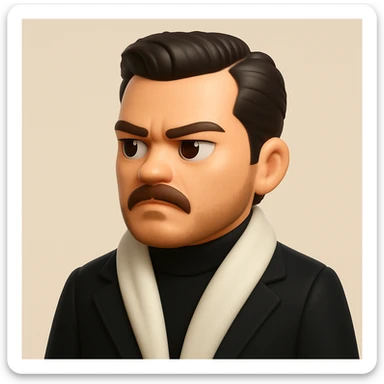 A 3D Apple-style emoji version of the uploaded image, preserving its colors, shapes, textures, and overall design, simplified into emoji form while keeping key details recognizable. Smooth glossy finish, soft shadows, high-quality render, minimal background. sticker