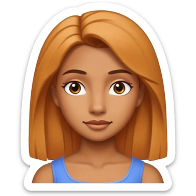 Dreamworks Cartoon style female sticker