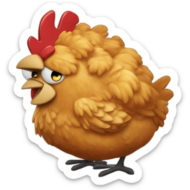 crunchy chicken sticker