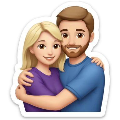 Intimate moment between lovers sfw sticker