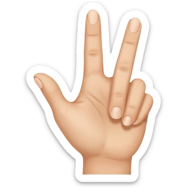 i need an sprite about :a hand pointing toward people sticker