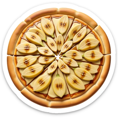Banana pizza sticker