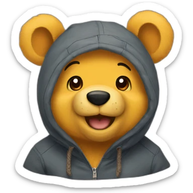 pooh sticker