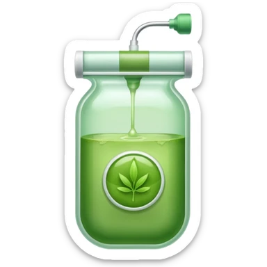 Matcha in iv bag sticker