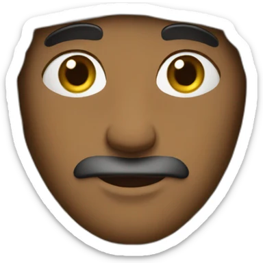 A man wearing Shemagh sticker