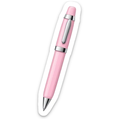 Light pink pen sticker