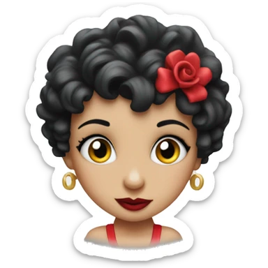 Betty boop sticker