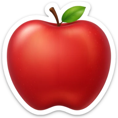matching letter A and picture of apple sticker