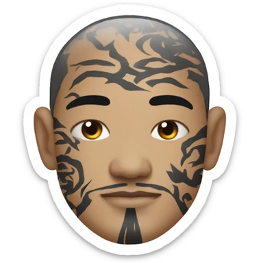 Yakuza tattoo sticker