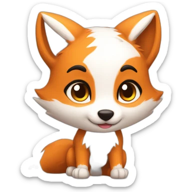 FOX CHIBI sticker