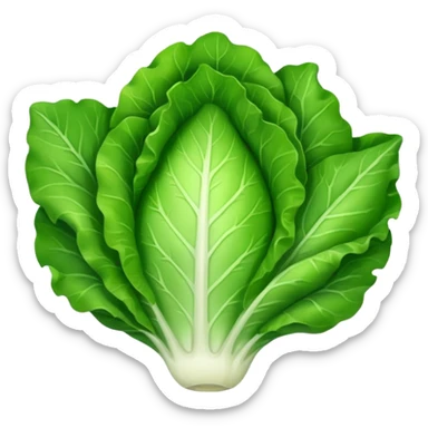 lettuce single  leaf  sticker