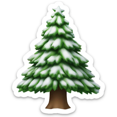 Tannenbaum mit Schnee  sticker