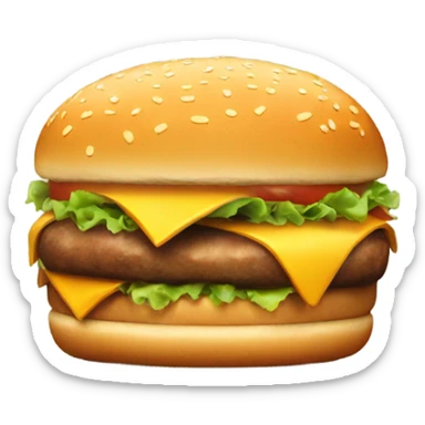 BURGER sticker