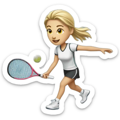 zhenya-playing-tennis sticker