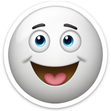  Emoticone boule de neige sticker