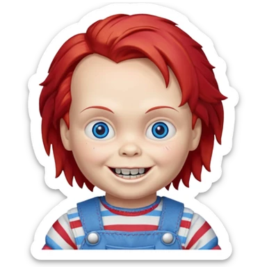 AaUn emojin de chuky sticker