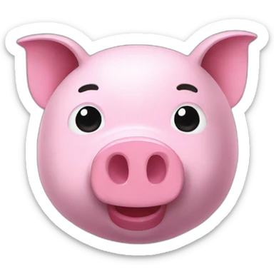 Piggy from roblox sticker