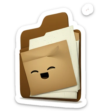 a file folder with top secret stamp on i sticker