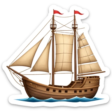 Sea travel sticker