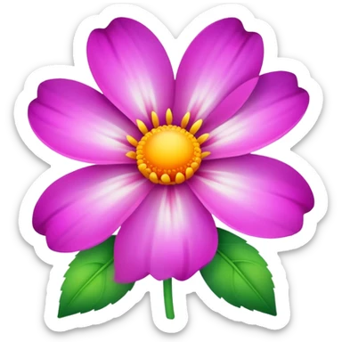 Flower sticker