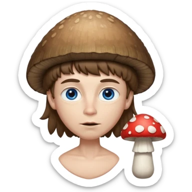make a white American boy with blue eyes long eyelashes huge huge head in the shape of a triangle and mushroom hair a bit of a unibrow wanna be fluffy hair but is straight and tiny Bodie brown hair and not an actual mushroom head and uglier and lipstick sticker