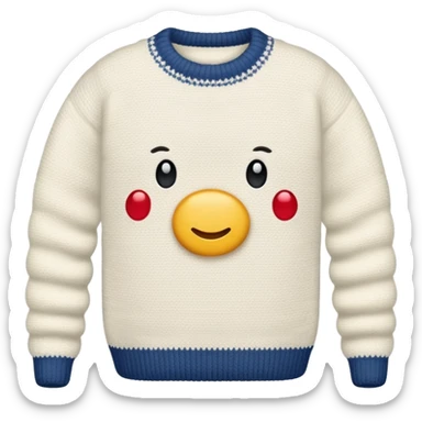 NOT AN FUCKING PEACH SWEATER sticker