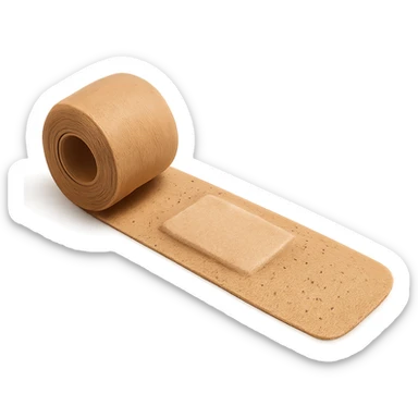 bandage, realistic, medical supply sticker