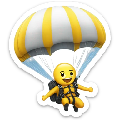 Parachuting  sticker