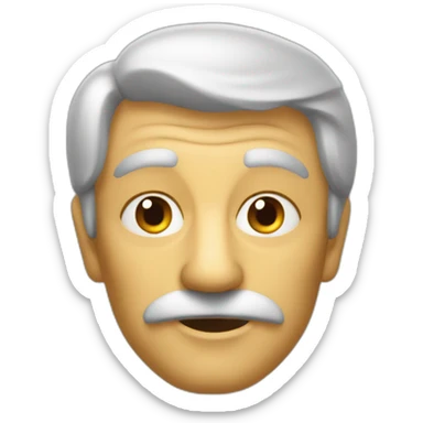 Vieille homme très moche sticker