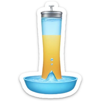 water intake reminder sticker