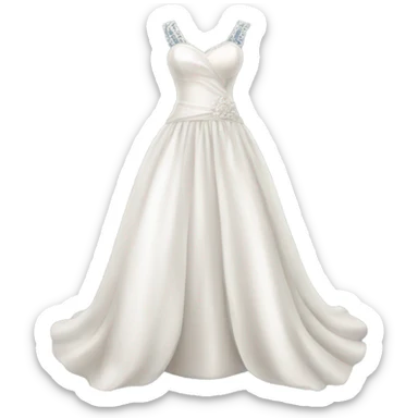 Wedding dress sticker