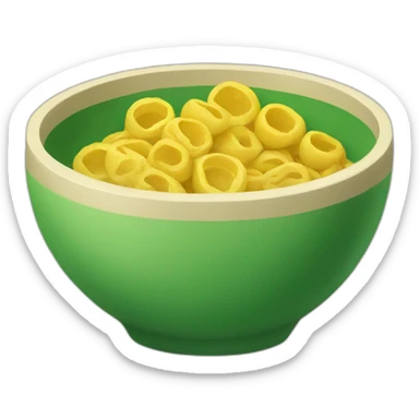 green bowl sticker