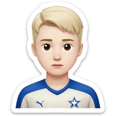 Grian chatten in a rangers top sticker