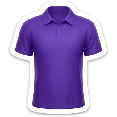 Purple Nikes Collar Shirt sticker