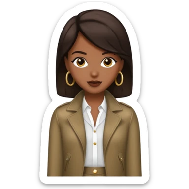 Case, R&B Singer with dark brown hair sticker