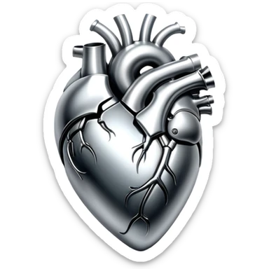 sorayama giger heart sticker