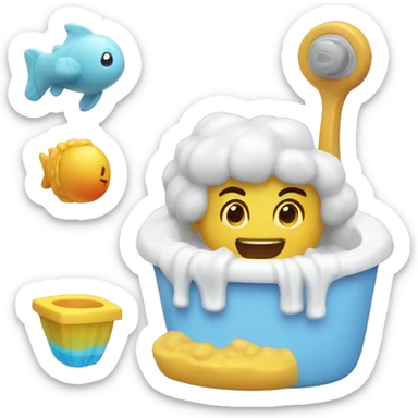Bath toys  sticker