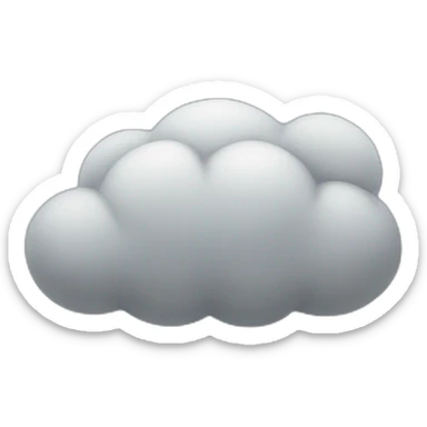 cloudy weather sticker