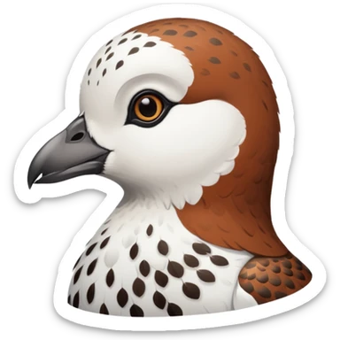 Male Rock Willow Ptarmigan sticker