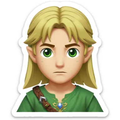 link from the legend of zelda sticker