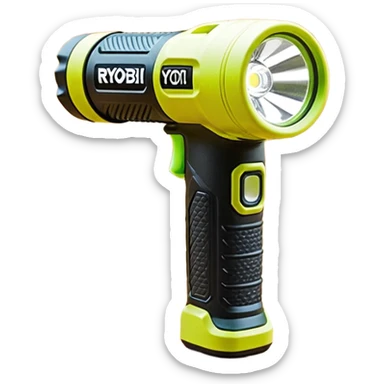 RYOBI P705 One+ - Linterna LED de iones de litio de 18 V, 130 lúmenes sticker