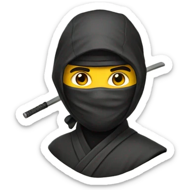 Ninja study sticker