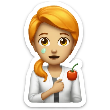 sick siracha sticker