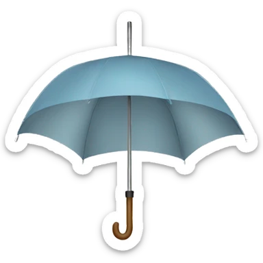 Lined umbrella sticker