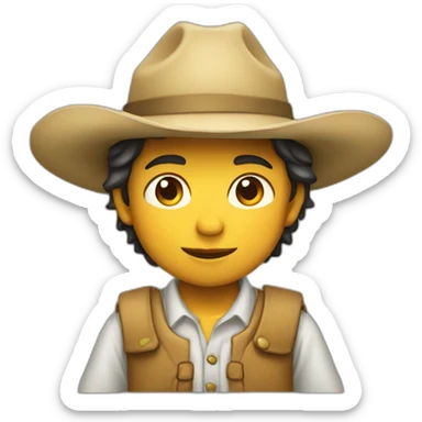 niño campesino sticker