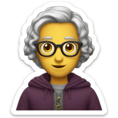 bookworm cultist sticker